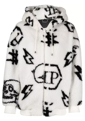 Philipp Plein monogram-print jacket - White