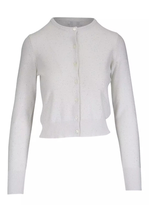 Kinross Cashmere crew-neck cardigan - White