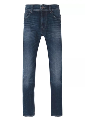 7 For All Mankind stone washed slim fit jeans - Blue