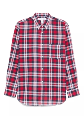 Comme Des Garçons Shirt plaid shirt - Red