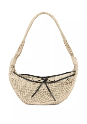 LEMAIRE Croissant Filt shoulder bag - Neutrals