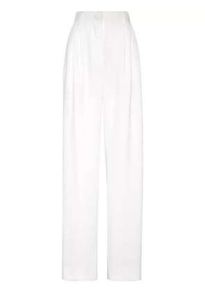 Philipp Plein high-waisted tailored trousers - White