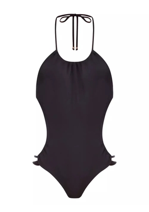 Amir Slama tie-fastening swimsuit - Black