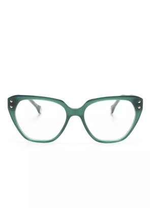 Carolina Herrera square-frame glasses - Green