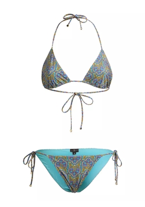 ETRO paisley-print bikini - Blue