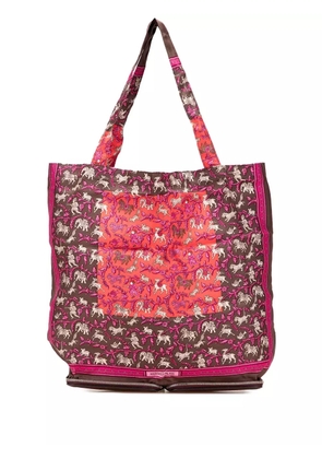 Hermès Pre-Owned 2008 Chasse en Inde Silky Pop tote bag - Brown