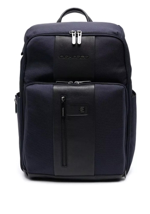 PIQUADRO canvas backpack - Blue
