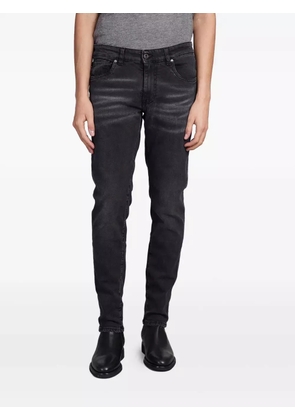 Salvatore Santoro logo-patch jeans - Black
