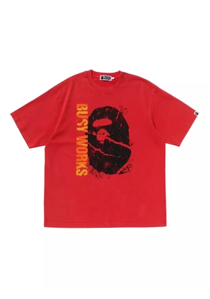 A BATHING APE® graphic-print T-shirt - Red
