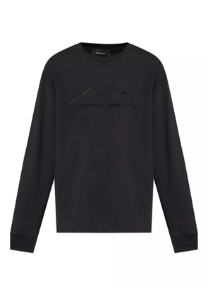 DSQUARED2 logo-embellished long-sleeve T-shirt - Black