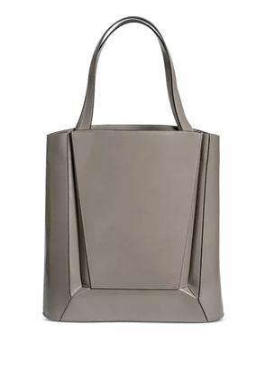Merryl Tielman Frank panelled leather tote bag - Grey