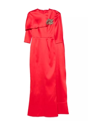 SILK LOVE & LACE Malvina dress - Red