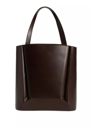 Merryl Tielman Frank panel tote bag - Brown