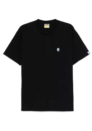 A BATHING APE® logo-embroidered T-shirt - Black