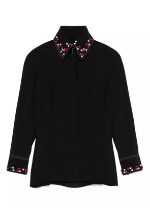 CHANEL Pre-Owned 2004 silk blouse - Black