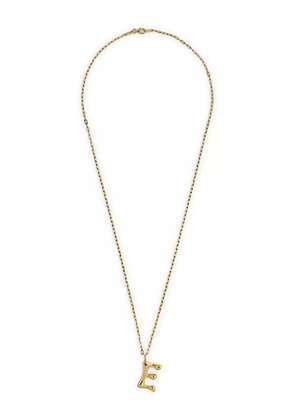 Jewels Aficionado 14K yellow gold E-pendant necklace