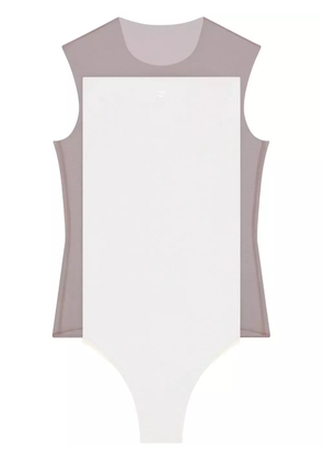 Courrèges Illusion bodysuit - White
