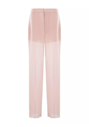 Blumarine semi-sheer trousers - Pink