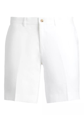 Ralph Lauren Purple Label pressed-crease chino shorts - White