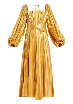 Acler Elbridge midi dress - Yellow