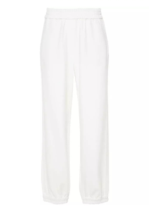 Brunello Cucinelli jersey track pants - White