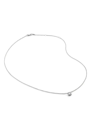 Monica Vinader diamond solitaire necklace - Silver