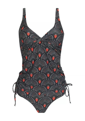 Lygia & Nanny Bruma ruched swimsuit - Grey