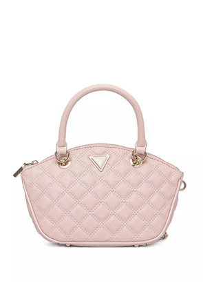 GUESS USA logo-plaque crossbody bag - Pink