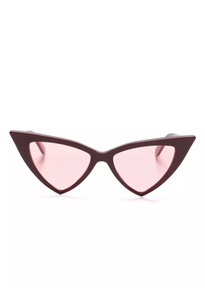 Alexander McQueen Eyewear cat-eye frame sunglasses - Red