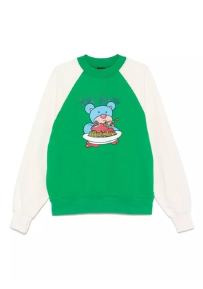 INBETWEENERS graphic-print sweatshirt - Green