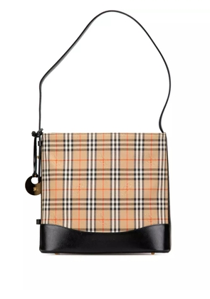 Burberry Pre-Owned 2000-2017 Haymarket Check Canvas shoulder bag - Brown
