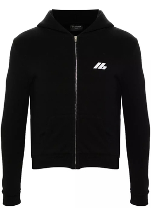 Balenciaga zip-up hoodie - Black