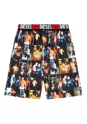 Diesel x Tom of Finland Foundation graphic-print shorts - Black