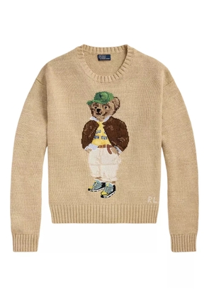 Polo Ralph Lauren Polo Bear intarsia-knit sweater - Neutrals