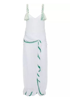 JW Anderson tassel-strap twisted dress - White