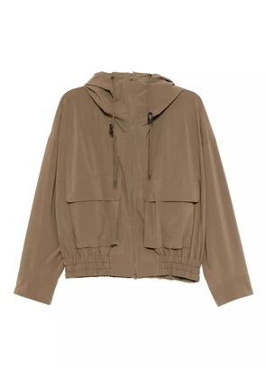 Y's hooded jacket - Neutrals