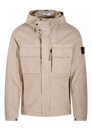 Stone Island hooded pocket jacket - Neutrals