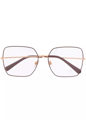 Dolce & Gabbana Eyewear square frame glasses - Gold