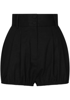 Dolce & Gabbana pleated gabardine shorts - Black