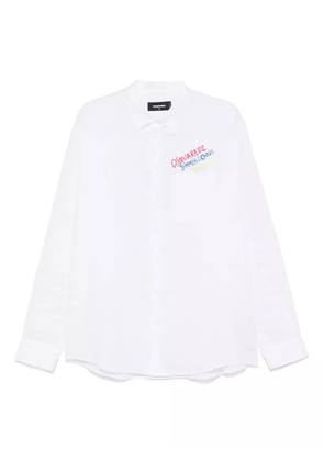 DSQUARED2 linen shirt - White
