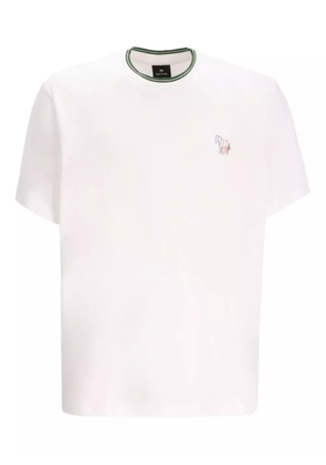 Paul Smith zebra-embroidered t-shirt - White