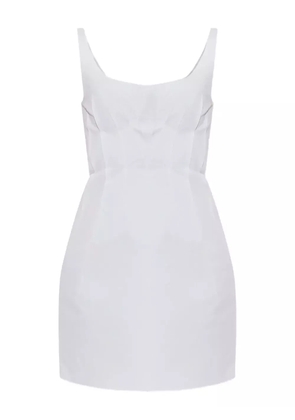 Marni sleeveless pintuck dress - White