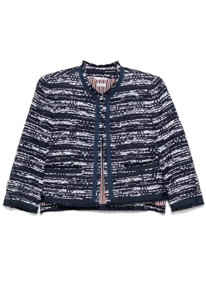 Thom Browne tweed jacket - Blue