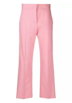 MSGM straight-leg cropped trousers - Pink