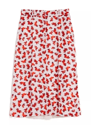 Jil Sander floral-print midi skirt - Pink