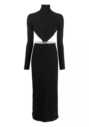 Amazuìn cut-out midi dress - Black