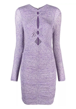 ISABEL MARANT Jana cut-out mini dress - Purple