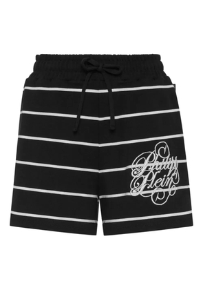 Philipp Plein striped shorts - Black