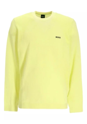 BOSS crew-neck sweater - Yellow