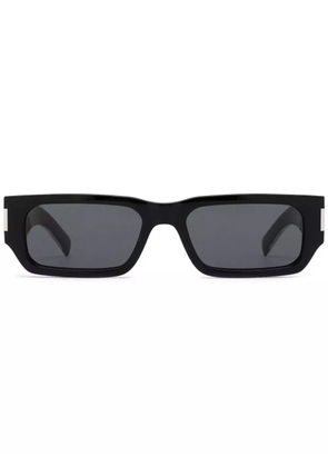 Saint Laurent Eyewear Naked Wire rectangle-frame sunglasses - Black